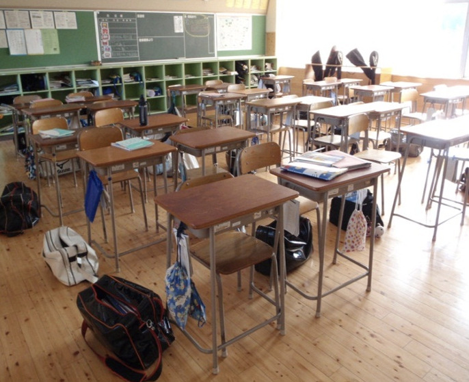 木視率37.3%の教室