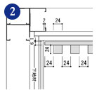 リブパネル断面図